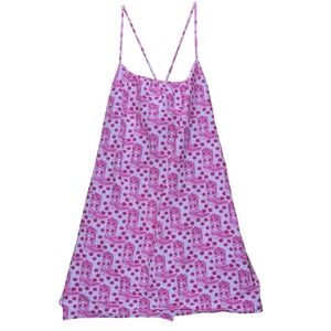 Printfresh Pink Rhinestone Cowgirl Organic Cotton Lounge Cami Nightgown Women 3X